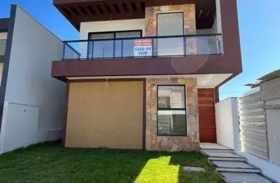 Casa em condomínio fechado com 4 quartos à venda na rua sucupió, 12-15, abrantes, camaçari por r$ 990.000