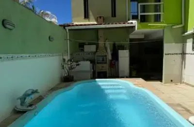 Casa em condomínio fechado com 3 quartos à venda na rua euler de pereira cardoso, stella maris, salvador, 150 m2 por r$ 700.000