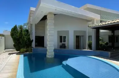 Casa com 4 quartos à venda na avenida praia de pajussara, s/n, vilas do atlantico, lauro de freitas, 500 m2 por r$ 2.700.000