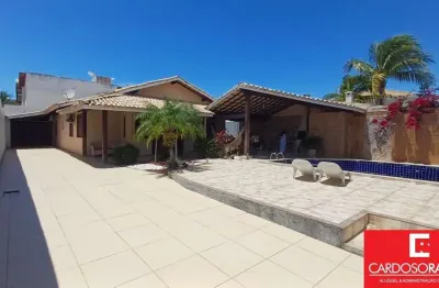 Casa com 4 quartos para alugar na rua praia da paciência, vilas do atlantico, lauro de freitas por r$ 8.000