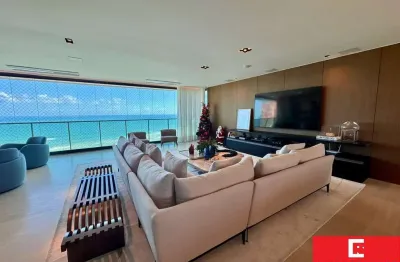 Apartamento com 3 quartos à venda na avenida octávio mangabeira, jaguaribe, salvador, 242 m2 por r$ 4.980.000