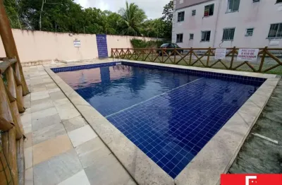 Apartamento com 2 quartos para alugar na avenida praia de itapoan, centro, lauro de freitas, 52 m2 por r$ 900