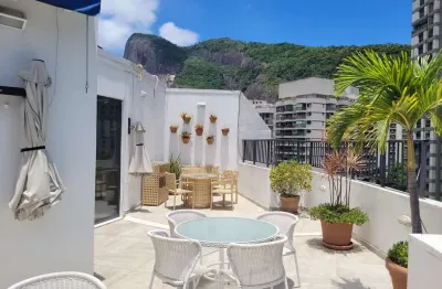 Cobertura à venda na estrada da gávea, são conrado, rio de janeiro - rj