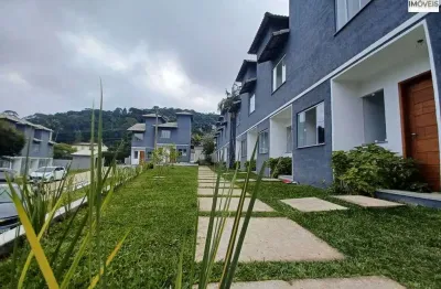 Casa de condomínio à venda na rua bambuhy, cascata do imbuí, teresópolis - rj