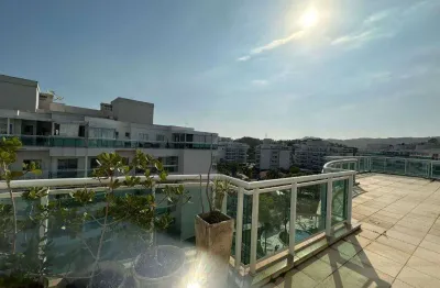 Cobertura para alugar na avenida professor florestan fernandes, camboinhas, niterói - rj