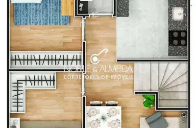 Casa de condomínio à venda na rua antilhas, guilhermina, praia grande - sp