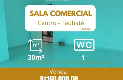 Sala comercial à venda na rua duque de caxias, centro, taubaté - sp