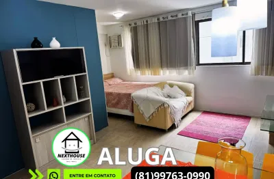 Alugo -apartamento studio - mobiliado no melhor de boa viagem – r$ 2.400 com txs inclusas