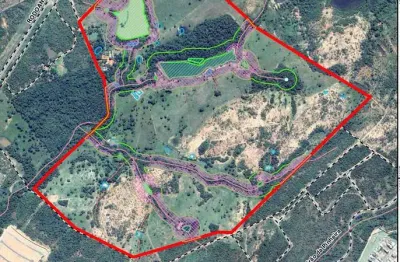 Area com 75 hectares pronta para implementacao de  condominios