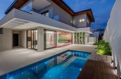 Maravilhoso  sobrado com 5 quartos, 560 m², à venda por r$ 6.800.000- parque villa dos pinheiros - indaiatuba/sp
