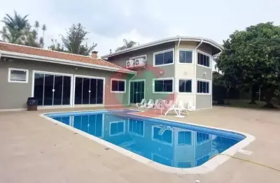Linda  chácara com 4 dormitórios á venda, ou aluguel - terras de itaici - indaiatuba/sp