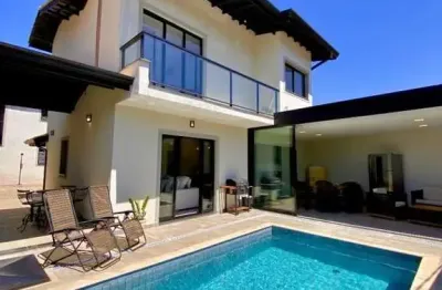 Casa em condomínio mobiliada para venda em atibaia, ribeirão dos porcos, 3 dormitórios, 2 suítes, 3 banheiros, 1 vaga