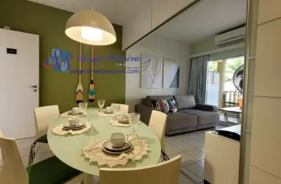 Apartamento térreo e mobiliado no porto das dunas com 2 dormitórios