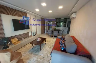 Apartamento térreo, nascente e finamente mobiliado no golf ville com 3 suítes