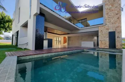 Linda casa no alphaville fortaleza com 5 suítes, piscina privativa