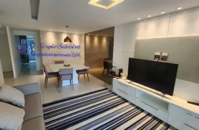 Apartamento térreo e mobiliado no porto das dunas com 3 suítes