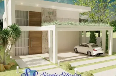 Belíssima casa nascente com 5 suítes no alphaville ceará