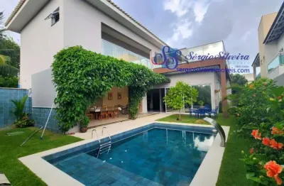 Belíssima casa no alphaville fortaleza com 4 suítes.