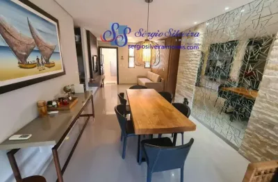 Apartamento nascente e mobiliado no mandara lanai com 3 suítes - porto das dunas.