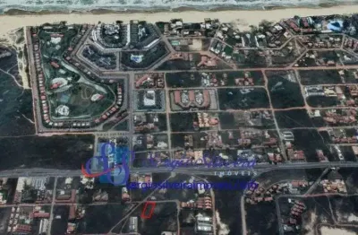 Terreno com 1.250m² com vista para o mar no porto das dunas