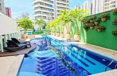 Apartamento para venda no cocó brisas do parque com móveis projetados, 3 suítes.