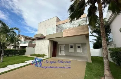 Casa espetacular no alphaville fortaleza com 4 suítes e lazer completo.
