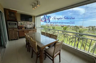 Belíssimo apartamento nascente no golf ville resort mobiliado e vista mar.