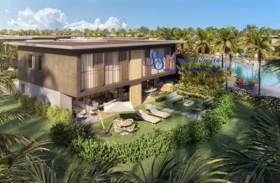 Ocean garden cumbuco - casa de alto padrão, pé na areia com 3 suítes