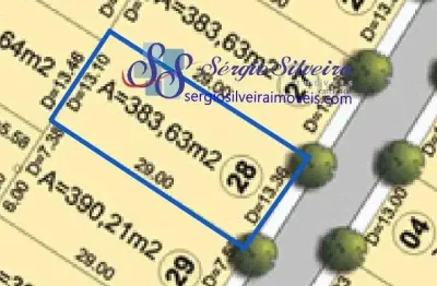 Lote em excelente localização no jardins ibiza com 383,63m²