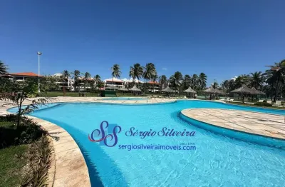 Apartamento no aquaville com 2 quartos e lazer completo.