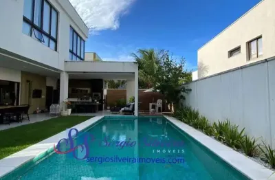 Belíssima casa de alto padrão com 4 suítes no alphaville fortaleza