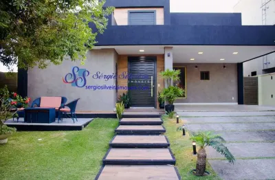 Belíssima casa no alphaville fortaleza com 4 suítes e lazer completo