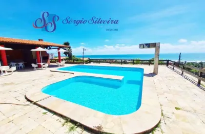 Casa na prainha com vista mar 11 quartos, piscina churrasqueira.