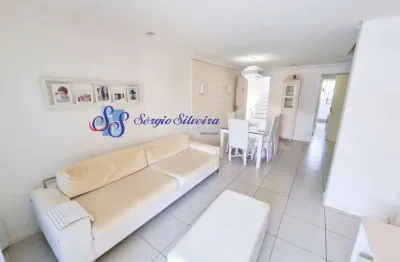 Cobertura pé na areia com vista para o mar em porto das dunas!