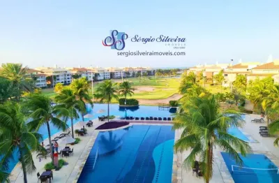 Cobertura no golf ville resort porto das dunas vista mar 176m².