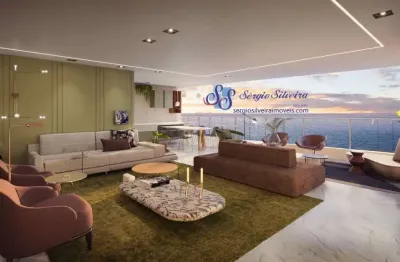 Apartamento de alto padrão com 4 suítes na beira mar.