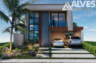 Casa de alto padrão com 4 suítes piscina e área gourmet completa