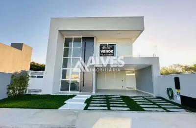 Casa de alto padão com 4 quartos sendo 3 suítes e área gourmet
