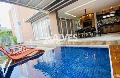 Casa de alto padrão com 4 suítes piscina e área gourmet  nature villve