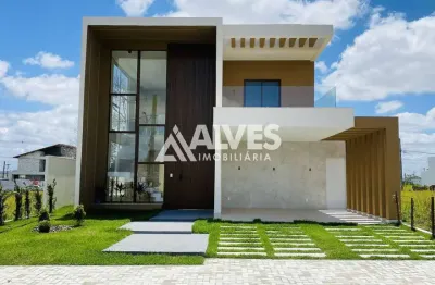 Casa de alto padrão com 4 suítes piscina e área gourmet completa