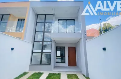 Casa com 3 suítes closet varanda e área gourmet no bairro cidade nova