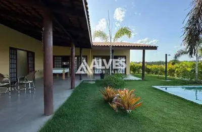 Chácara de luxo casa com 4 quartos sendo 3 suítes pidcina e  área gourmet