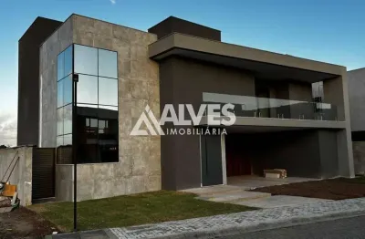 Casa de alto padrão com 4 suítes piscina e área gourmet completa