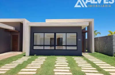 Casa com 3 quartos  sendo 1 suíte condomínio mangata no bairro sim