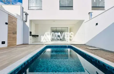 Casa com 3 suítes piscina e área gourmet completa no bairro sim