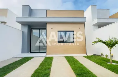 Casa com 2 quartos sendo 2 suítes pronta para morar no bairro sim