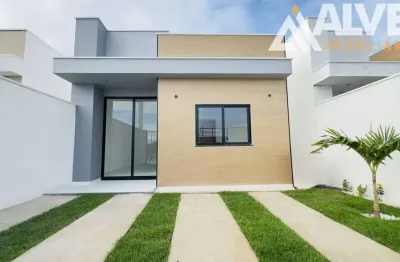 Casa com 2 quartos sendo 2 suítes pronta para morar no bairro sim