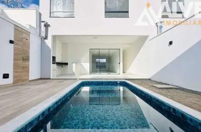 Casa com 3 suítes piscina e área gourmet completa no bairro sim