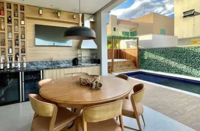 Casa de alto padrão com 4 suítes piscina e área gourmet  nature villve