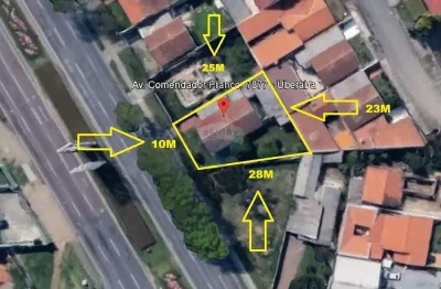 Terreno à venda na Avenida Comendador Franco, 7877, Uberaba, Curitiba